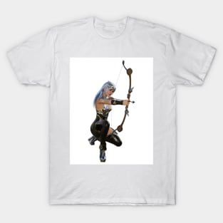 Archer Woman with Bow and Arrow T-Shirt